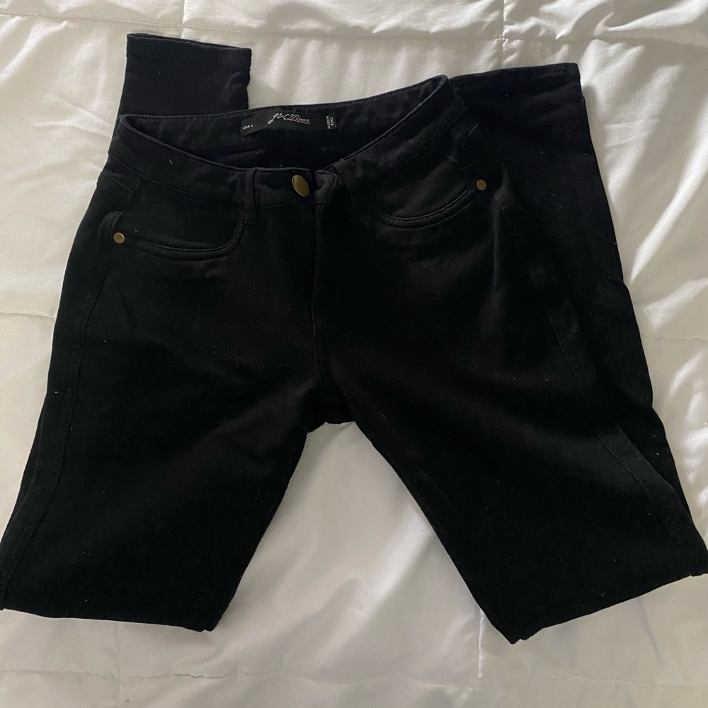Black jeggings